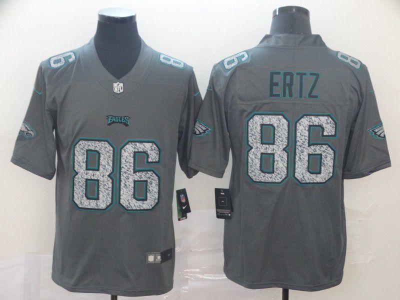 Men Philadelphia Eagles 86 Ertz Nike Teams Gray Fashion Static Limited NFL Jersey
